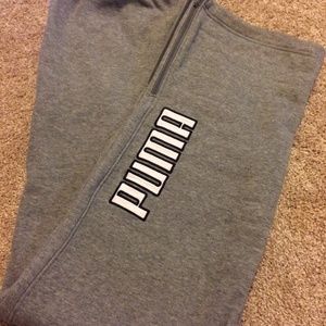 Men's puma sweat pants size L